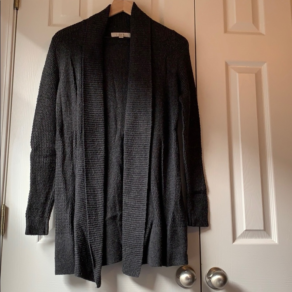 LOFT Long Knit Cardigan